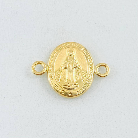 Herraje Virgen Milagrosa 0.6gr / 1.6cm / Oro Amarillo 18K ©