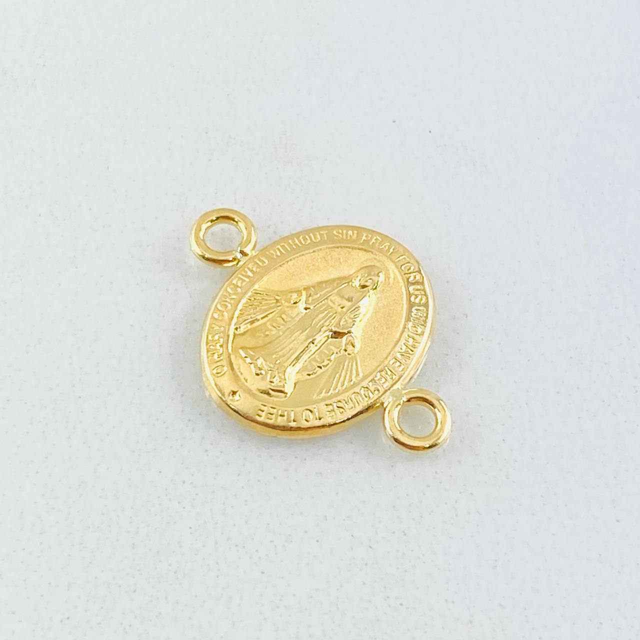 Herraje Virgen Milagrosa 0.6gr / 1.6cm / Oro Amarillo 18K ©