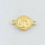 Herraje San Benito 0.9 g / 1.7 cm Oro Amarillo 18K