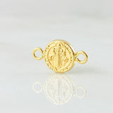 Herraje San Benito 0.4gr / 1.4cm / Oro Amarillo 18K ©