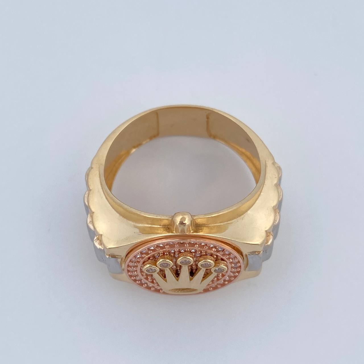 Anillo Correa Corona RX 8.05gr / T9 1/2 / Oro 18K $