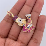 Dije Pato Inspirado Billetes 6.4gr / 4cm / Oro 18K $