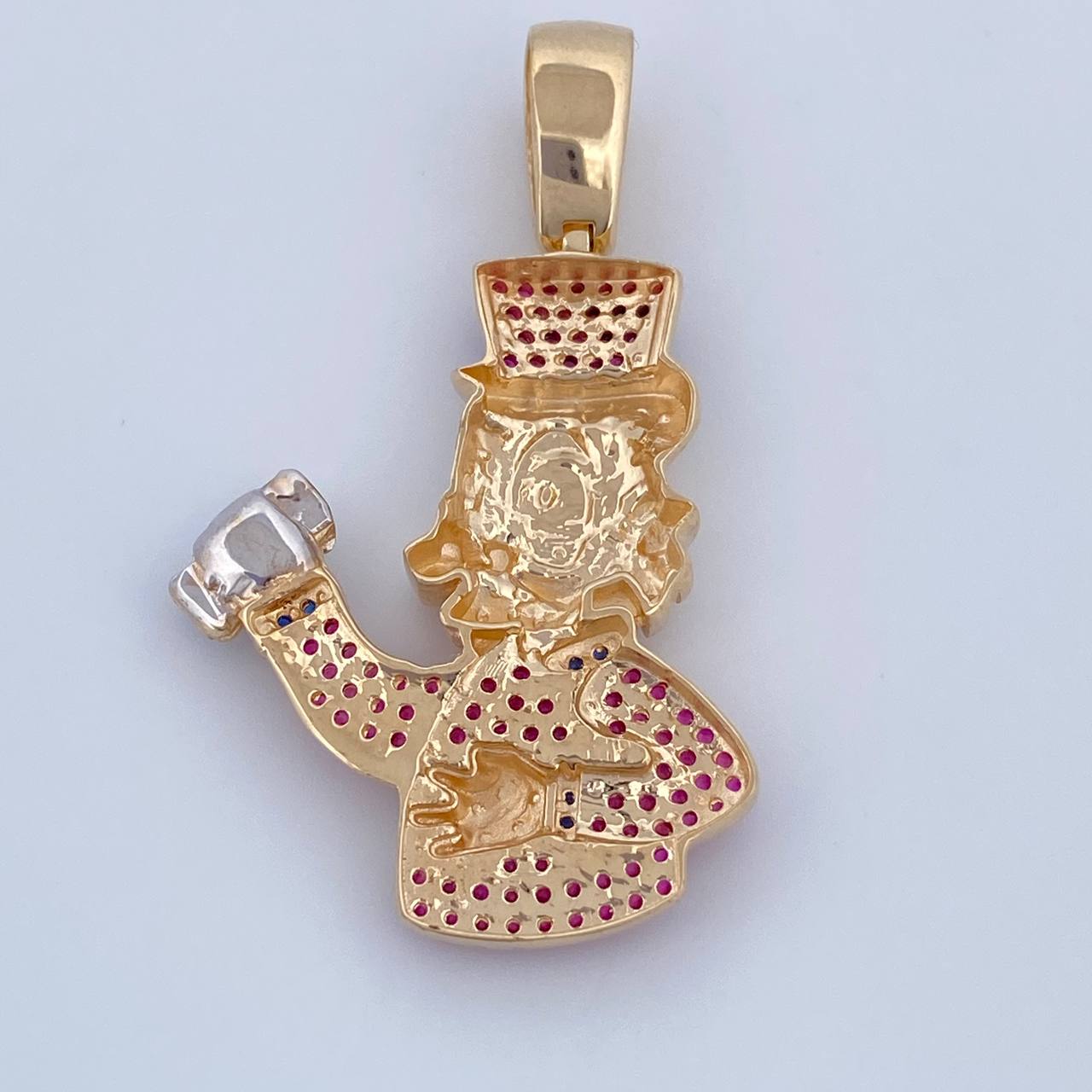 Dije Pato Inspirado Billetes 6.4gr / 4cm / Oro 18K $