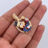 Dije Pato Inspirado 4.15gr / 2.8cm / Oro 18K $