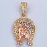Dije Herradura Caballo 9.75gr / 4.2cm / Oro 18K $