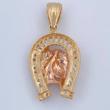 Dije Herradura Caballo 9.75gr / 4.2cm / Oro 18K $
