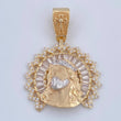 Dije Rostro Cristo 7.9gr / 3.6cm / Oro 18K $