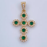 Dije Cruz Tupida 2.95gr / 3.2cm / Oro 18K $