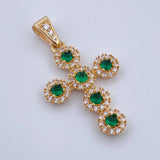 Dije Cruz Tupida 2.95gr / 3.2cm / Oro 18K $