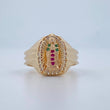Anillo Virgen Guadalupe 3.6gr / T5 1/2 / Oro 18K $