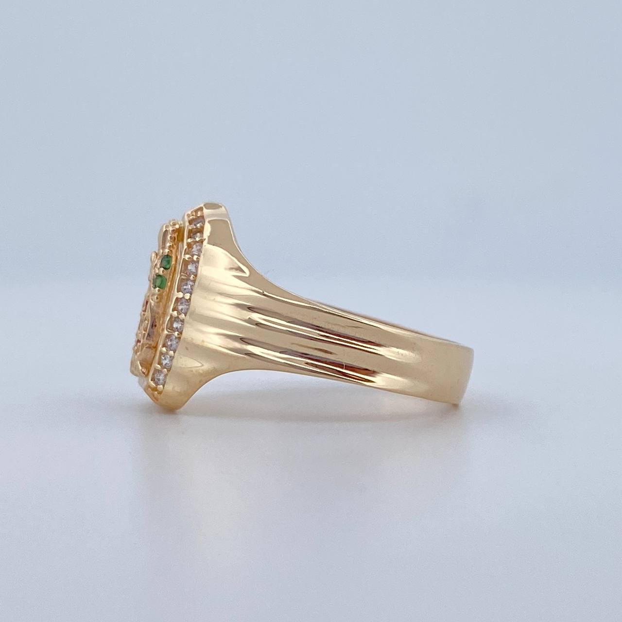 Anillo Virgen Guadalupe 3.6gr / T5 1/2 / Oro 18K $