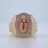 Anillo Virgen de Guadalupe 5.1gr / T6 1/2 / Oro 18K $