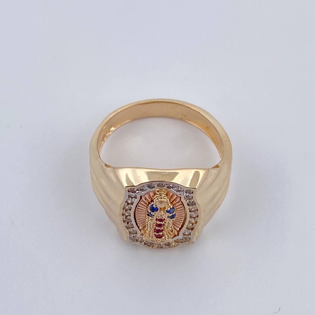 Anillo Virgen de Guadalupe 5.1gr / T6 1/2 / Oro 18K $