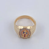 Anillo Virgen de Guadalupe 5.1gr / T6 1/2 / Oro 18K $