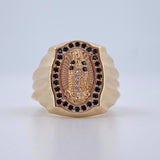 Anillo Virgen Guadalupe 5gr / T6 / Oro 18K $