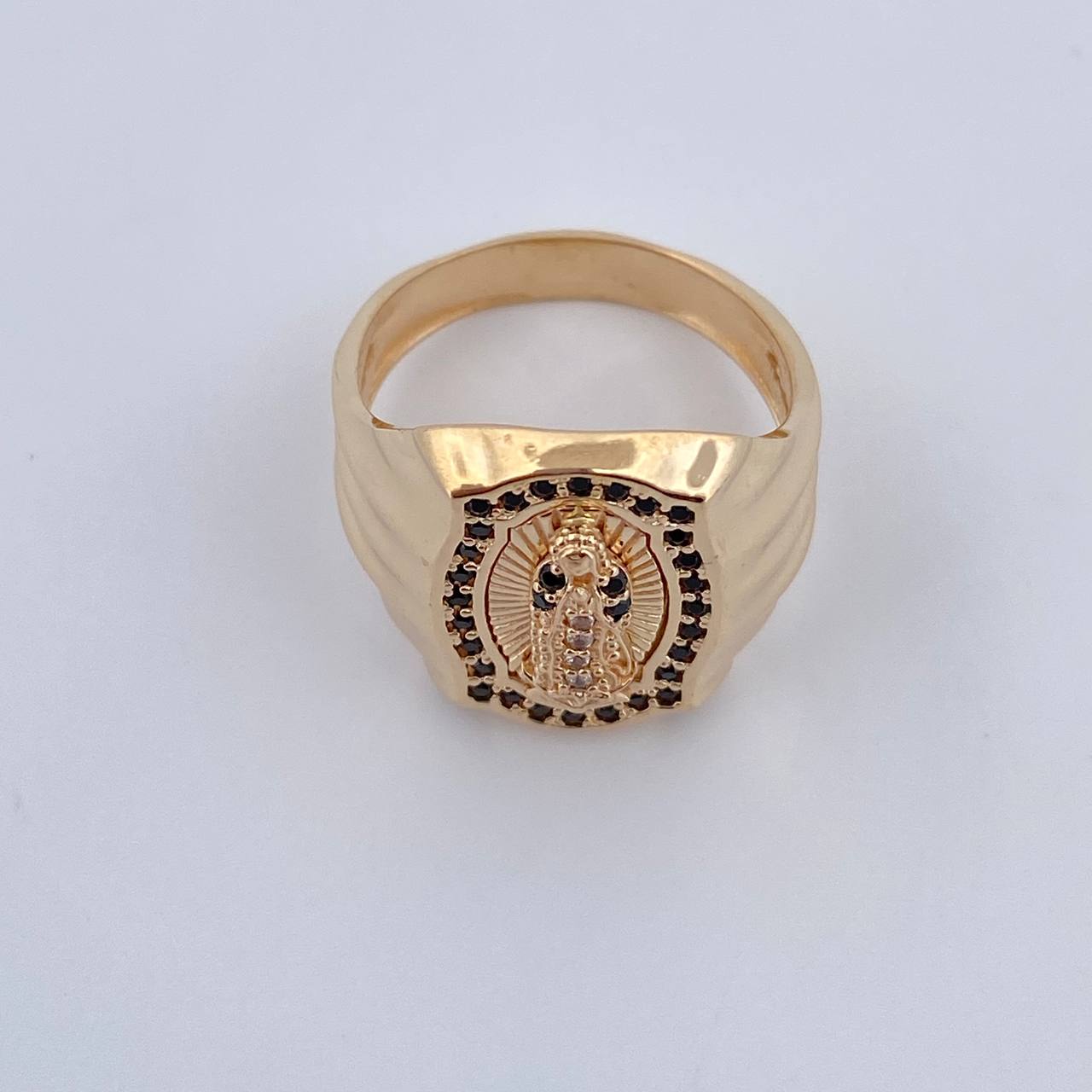 Anillo Virgen Guadalupe 5gr / T6 / Oro 18K $