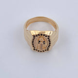 Anillo Virgen Guadalupe 5gr / T6 / Oro 18K $