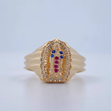 Anillo Virgen Guadalupe 4gr / T7 1/2 / Oro 18K $