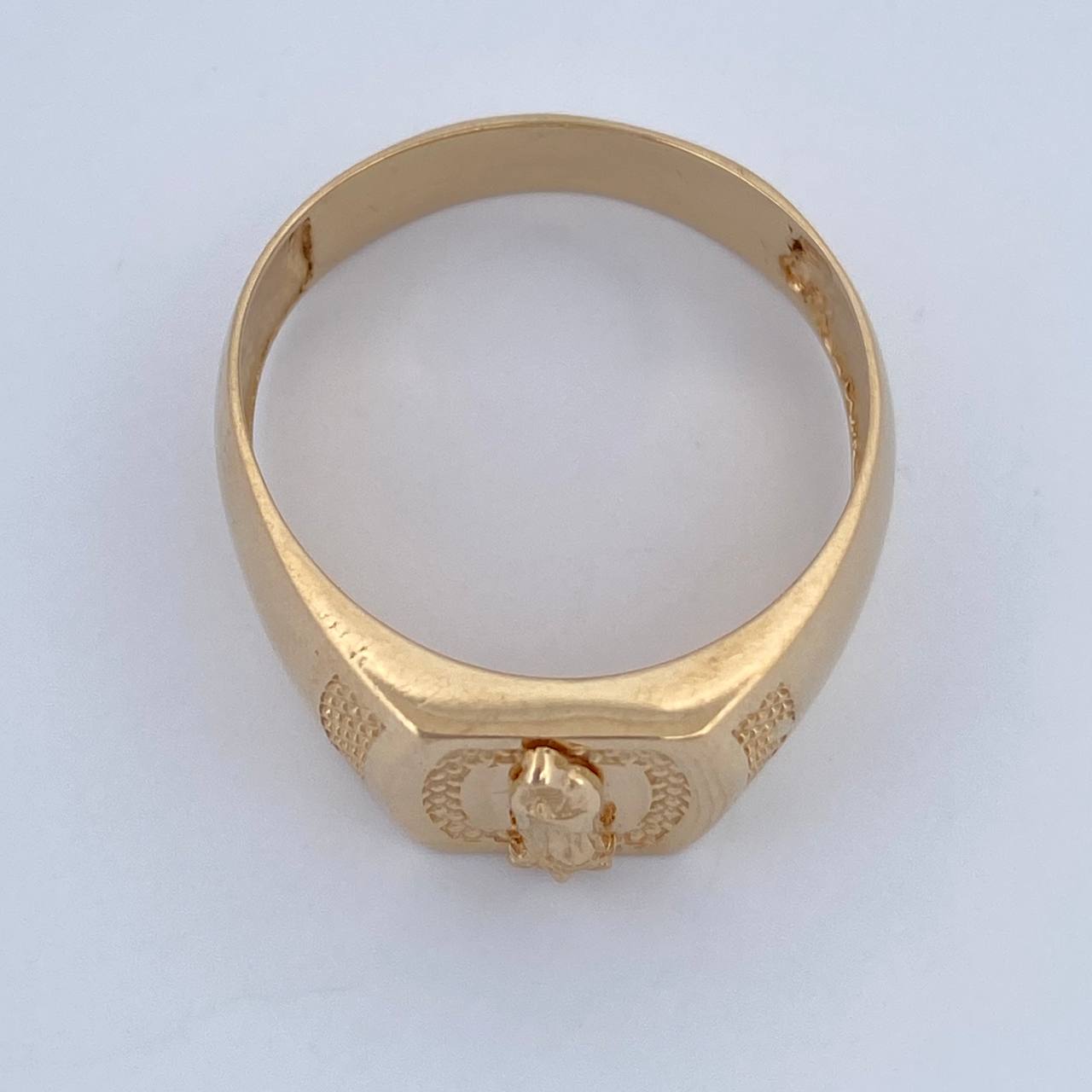 Anillo Virgen Guadalupe 4gr / T10 1/2 / Oro 18K $