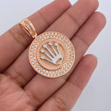 Dije Medalla Corona RX 9.2gr / 3.8cm / Oro 18K $