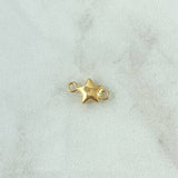 Herraje Estrella Troquelada 0.3gr / 1.3cm / Oro Amarillo 18K ©