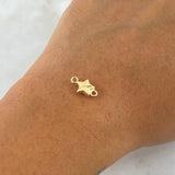 Herraje Estrella Troquelada 0.3gr / 1.3cm / Oro Amarillo 18K ©