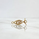 Herraje Pez Jesús 0.7gr / 2cm / Oro Amarillo 18K ©