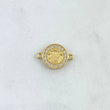 Herraje Corona RX  0.75gr / 1.5mm Circones Blancos Oro Amarillo 18K