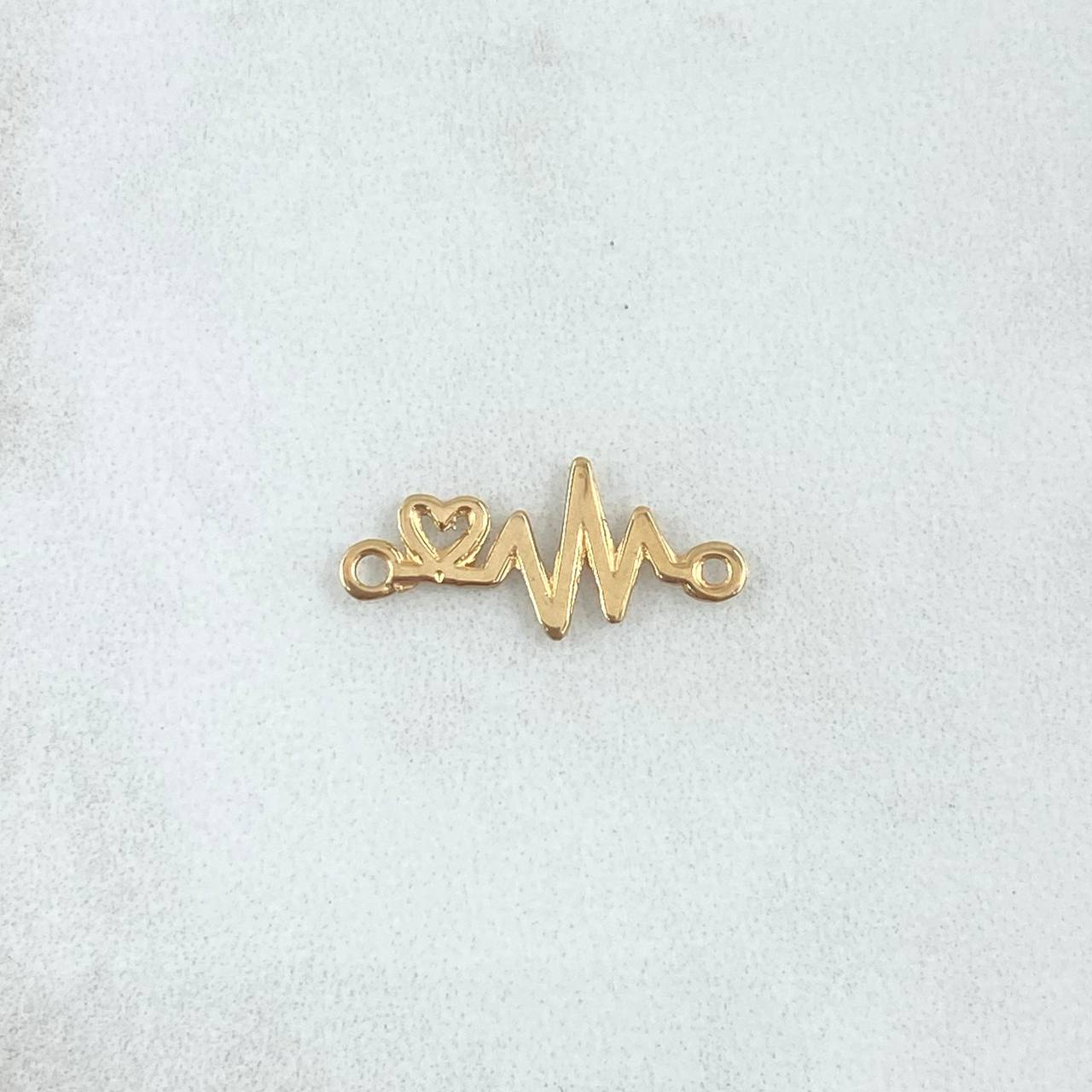 Herraje Electrocardiograma 0.55gr / 1.9cm / Oro Amarillo 18K ©