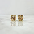 Topos Treból VCyA 3.3gr / 8mm Diamantado Punteado Oro Amarillo Nac.Esp. 18K *