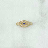 Herraje Ojo Turco 0.5gr / 1.5cm / Circones Blancos Azul Oro Amarillo 18K *