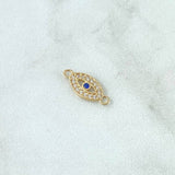 Herraje Ojo Turco 0.6gr / 1.5cm / Circones Blancos Azul Oro Amarillo 18K *