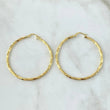 Candongas Mary 3.6gr / 5cm / Entorchadas Oro Amarillo 18K