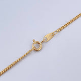 Cadena Mini Cubana 6.95gr / 60.7cm / 1.68mm Oro Amarillo +0 18K $