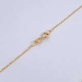 Cadena Militar 1.35gr / 45cm / 0.6mm Oro Amarillo +3 18K &