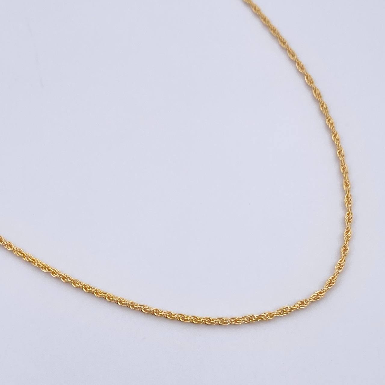 Cadena Lazo 1.15gr / 44.5cm / Oro Amarillo +3 18K $