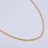 Cadena Lazo 0.85gr / 45cm / 1mm Oro Amarillo +3 18K &