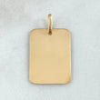 Dije Placa 2.3gr / 3cm / Oro 18K ©
