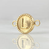 Herraje Letra L 0.6gr / 1.7cm / Oro 18K