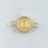Herraje Letra M 0.6gr / 1.7cm / Oro 18K