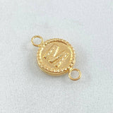 Herraje Letra M 0.6gr / 1.7cm / Oro 18K