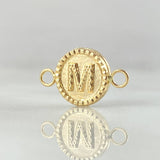 Herraje Letra M 0.6gr / 1.7cm / Oro 18K