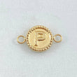 Herraje Letra P 0.6gr / 1.7cm / Oro 18K