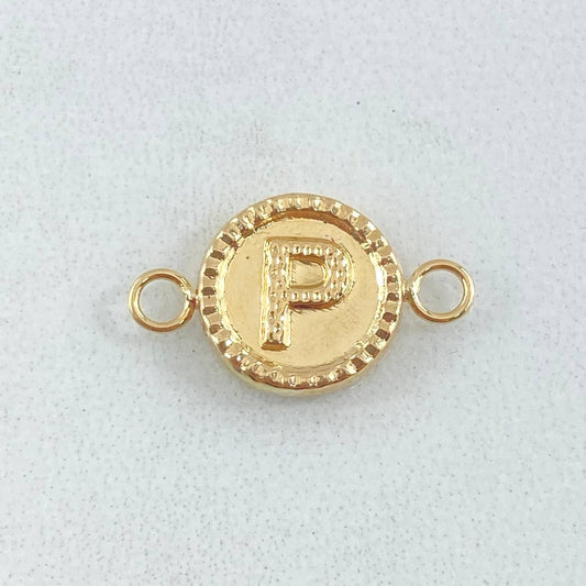Herraje Letra P 0.6gr / 1.7cm / Oro 18K