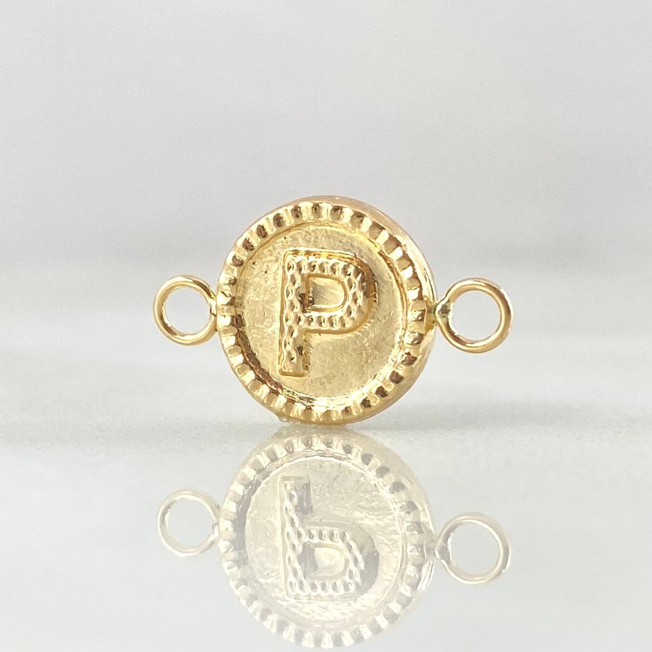 Herraje Letra P 0.6gr / 1.7cm / Oro 18K