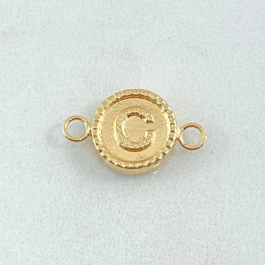 Herraje Letra C 0.75gr / 1.7cm / Oro 18K