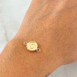Herraje Letra C 0.75gr / 1.7cm / Oro 18K