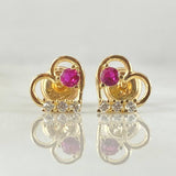 Topos Silueta Corazon 0.95gr / 0.8cm / Oro 18K