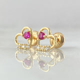 Topos Silueta Corazon 0.95gr / 0.8cm / Oro 18K