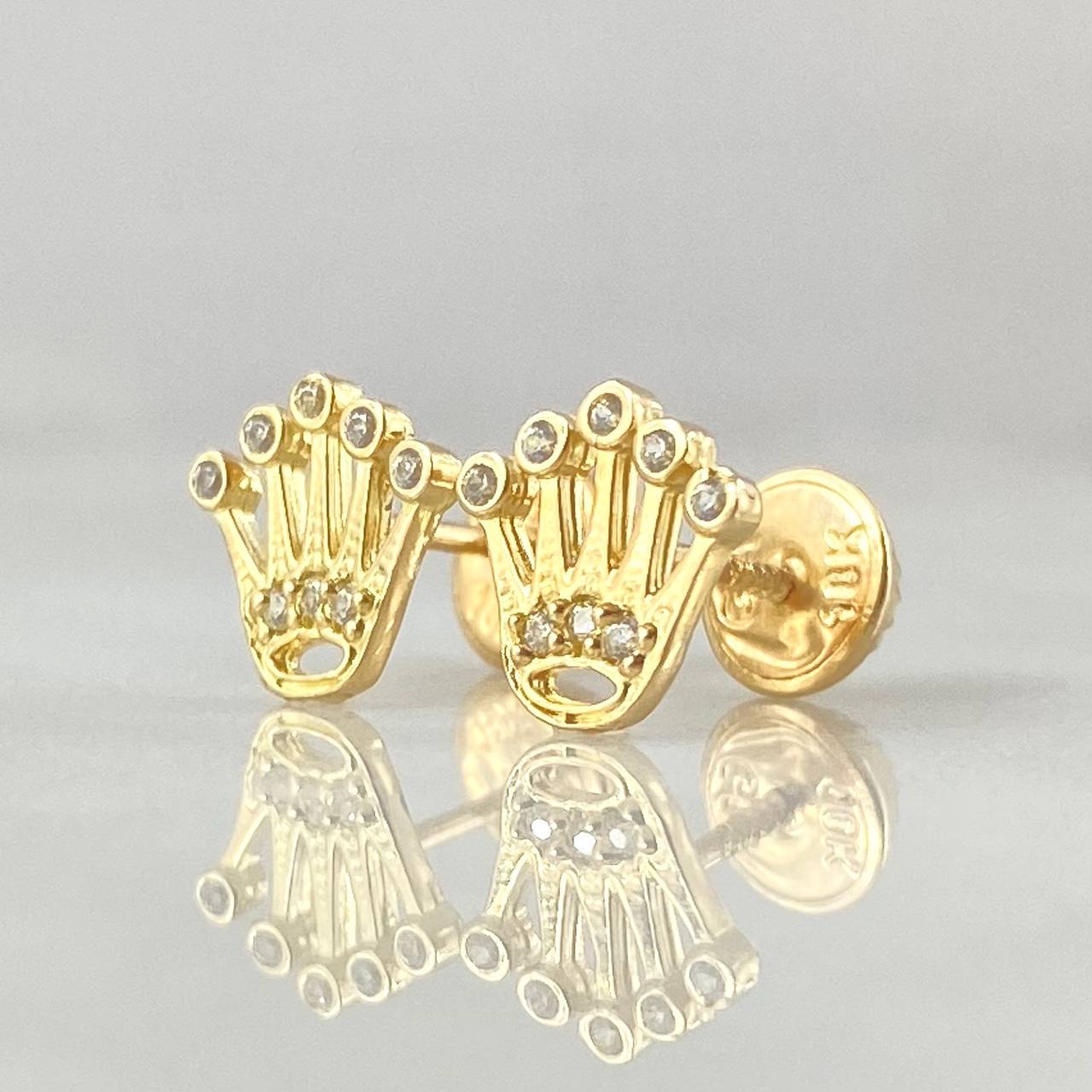 Topos Silueta Corona 1.15gr / 0.8cm / Oro 18K ©